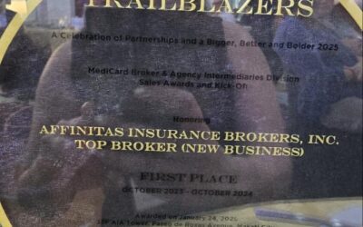 Affinitas Insurance Brokers Wins Top Broker for New Business at MediCard’s 2024 Sales Awards and Kick Off